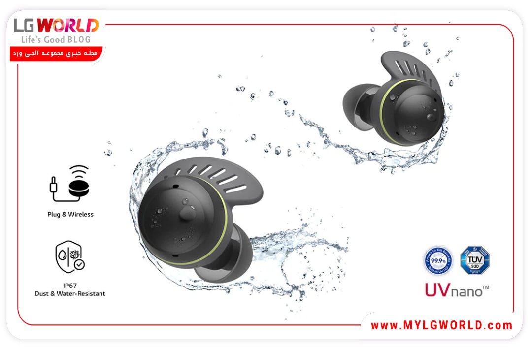 مشخصات هندزفری LG TONE Free Fit