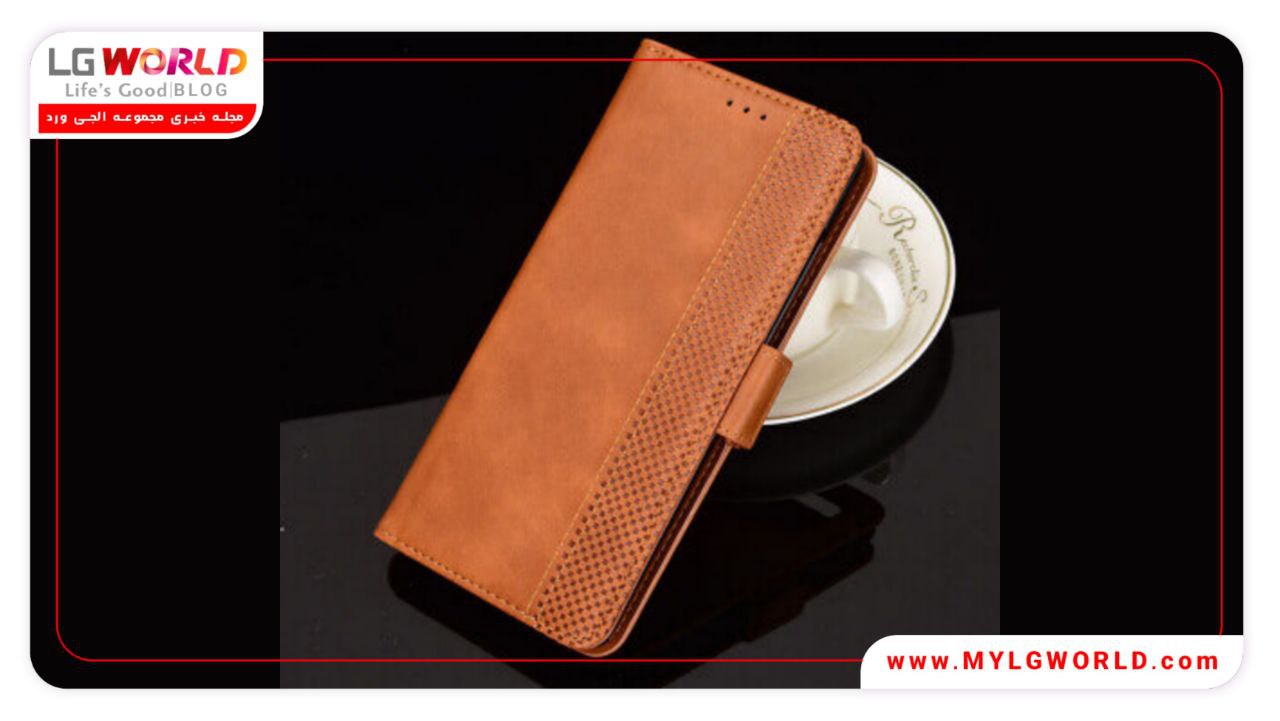 بررسی کیف چرم گوشی LG WING