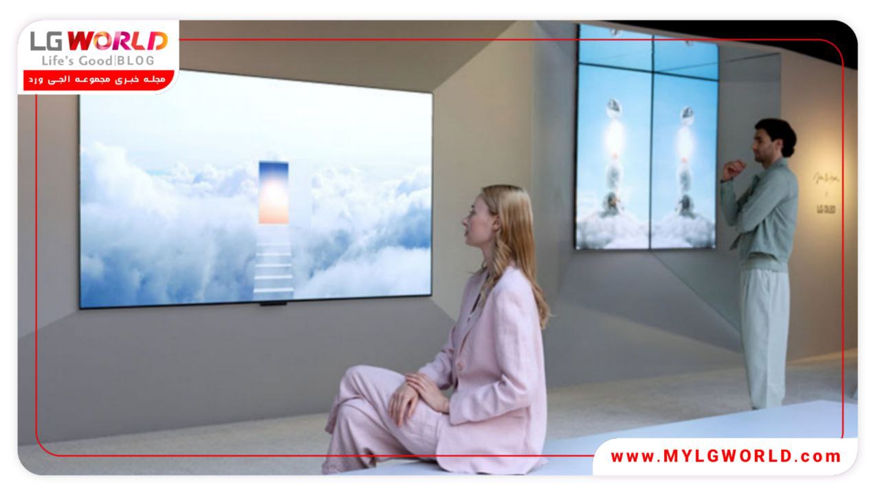 سبک و سیاق خاص تلویزیونهای OLED ال جی در نمایشگاه هنر فریز