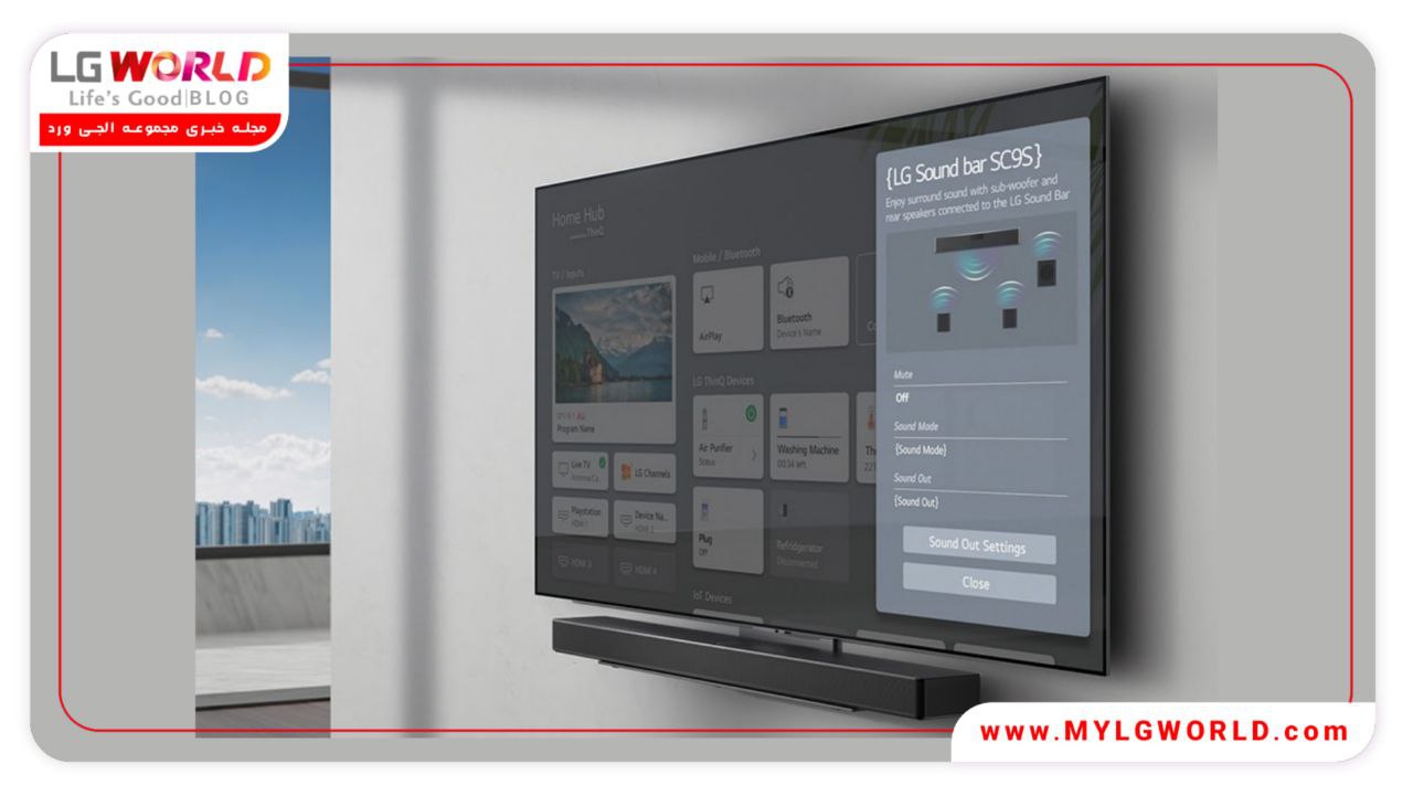 قیمت ساندبار جدید ال جی