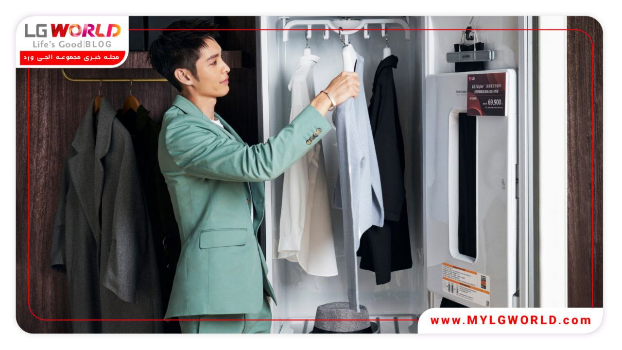 غرفه خاص ال جی در GQ Suit Walk تایوان