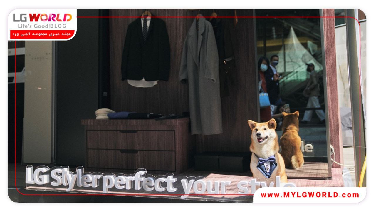 غرفه خاص ال جی در GQ Suit Walk تایوان