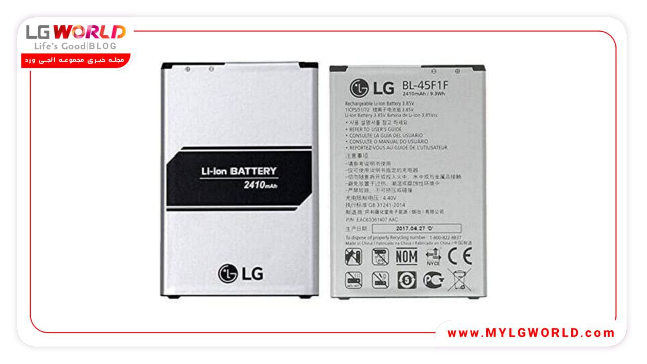 قیمت باتری اورجینال گوشی LG K4
