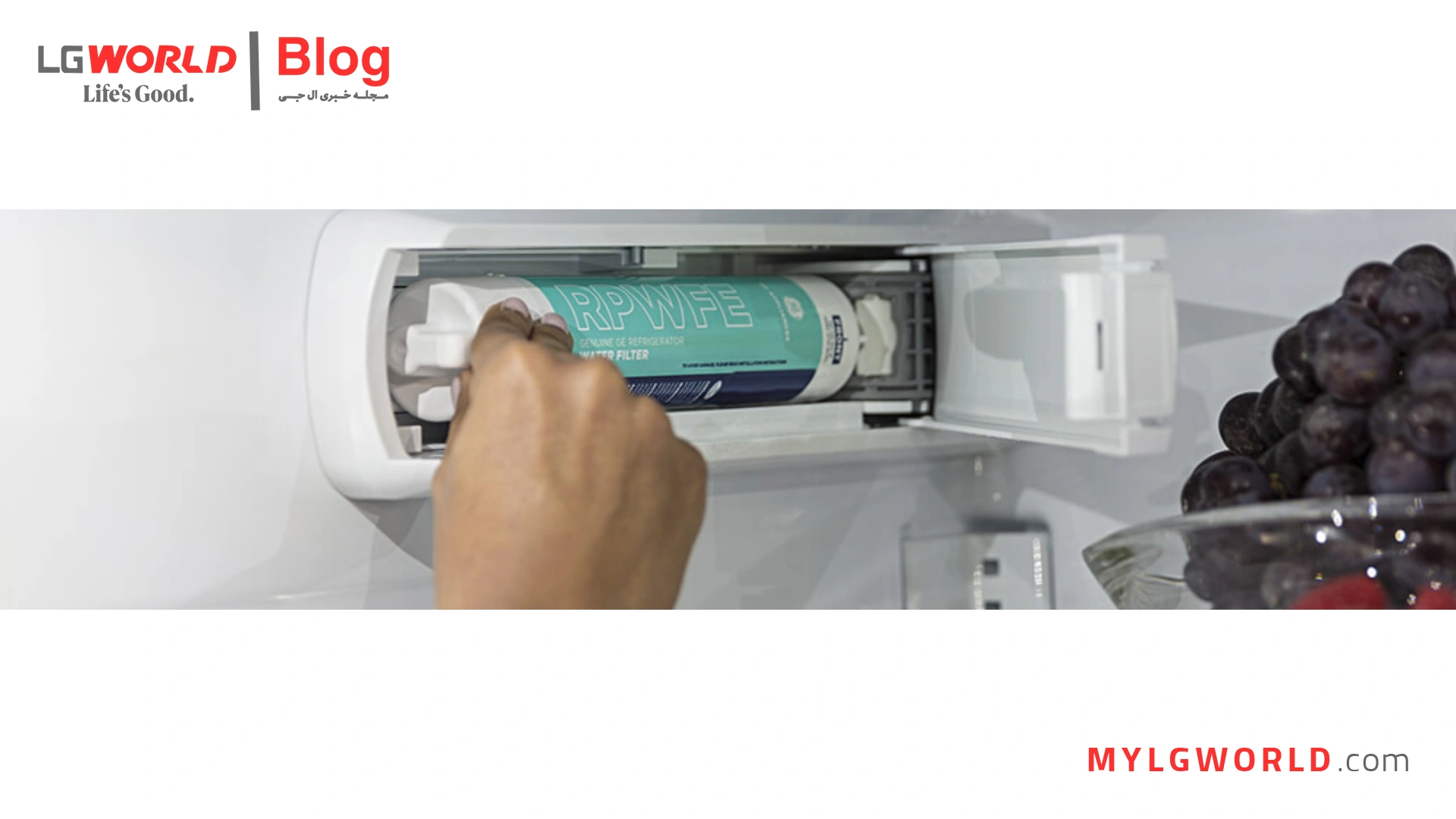 فیلتر یخچال ال جی
