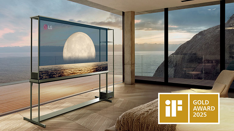 ال‌جی برای طراحی برتر در جوایز iF Design Award 2025 مورد تقدیر قرار گرفت