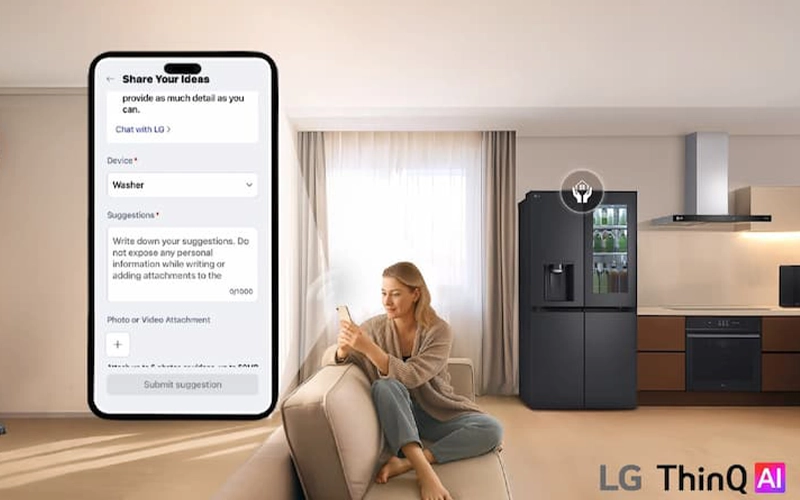 خانه هوشمند با LG ThinQ؛ کنترل لباسشویی از موبایل