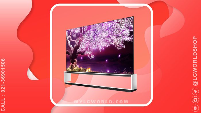تلویزیون هوشمند OLED ال جی سیگنیچر 88 اینچ 8K HDR سری Z1 مدل OLED88Z1PVA با ThinQ AI hc از نمایندگی رسمی ال جی