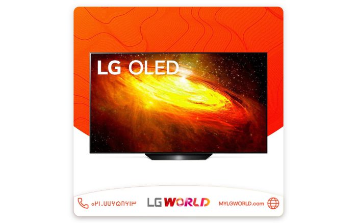 تلویزیون هوشمند OLED ال جی 65 اینچ 4K HDR سری BX مدل OLED65BXPVA با ThinQ AI