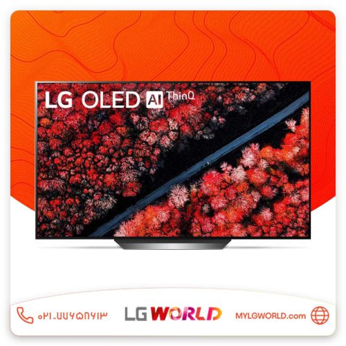 تلویزیون هوشمند OLED ال جی 77 اینچ 4K HDR سری C9 مدل OLED77C9PVB با ThinQ AI