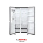 قیمت و خرید یخچال ساید بای ساید 25 فوت ال جی مدل LG J267 رنگ سیلور