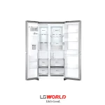 قیمت و خرید یخچال ساید بای ساید 24 فوت ال جی مدل LG J287 رنگ سیلور