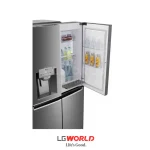 قیمت و خرید یخچال ساید بای ساید 32 فوت ال جی مدل LG J34 رنگ سیلور