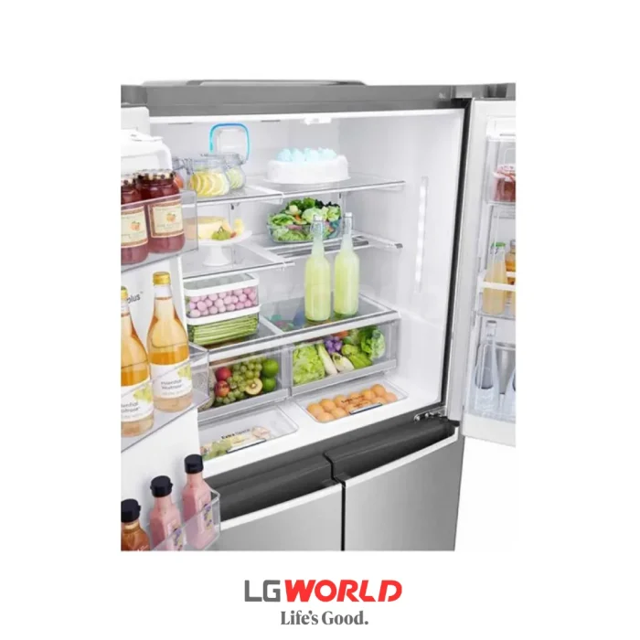 قیمت و خرید یخچال ساید بای ساید 32 فوت ال جی مدل LG J34 رنگ سیلور