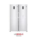 قیمت و خرید یخچال و فریزر دوقلو ال جی مدل 411 و 414 رنگ سفید