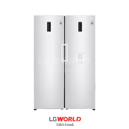 قیمت و خرید یخچال و فریزر دوقلو ال جی مدل 411 و 414 رنگ سفید