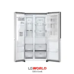 قیمت و خرید یخچال ساید بای ساید 24 فوت ال جی مدل LG X260 رنگ سیلور