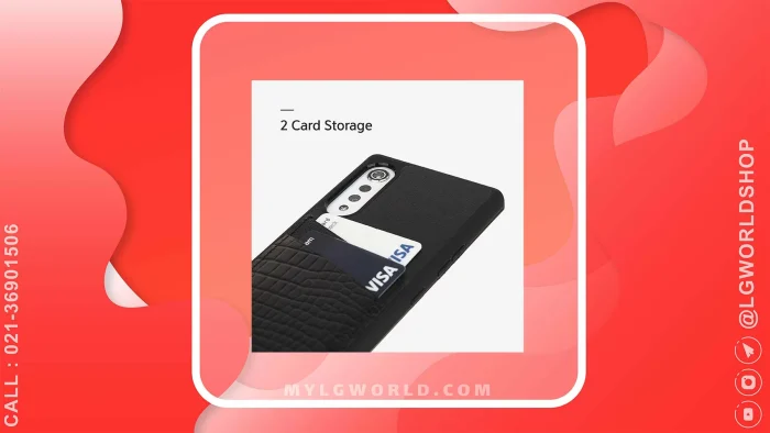 قیمت و خرید قاب چرم اصل Design Skin برای LG VELVET ساخت کره جنوبی - کروکو مشکی از فروشگاه رسمی الجی