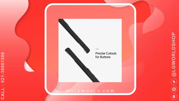 قیمت و خرید قاب چرم اصل Design Skin برای LG VELVET ساخت کره جنوبی - کروکو مشکی از فروشگاه رسمی الجی