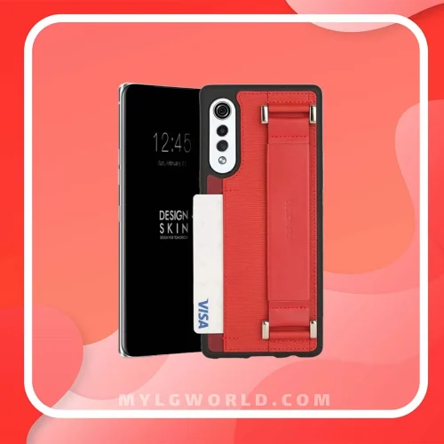 قیمت و خرید قاب چرم اصل Design Skin برای LG VELVET ساخت کره جنوبی - بند دستی از فروشگاه رسمی الجی