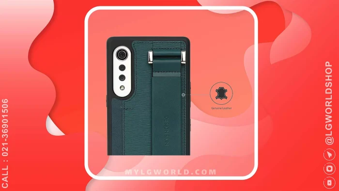 قیمت و خرید قاب چرم اصل Design Skin برای LG VELVET ساخت کره جنوبی - بند دستی از فروشگاه رسمی الجی