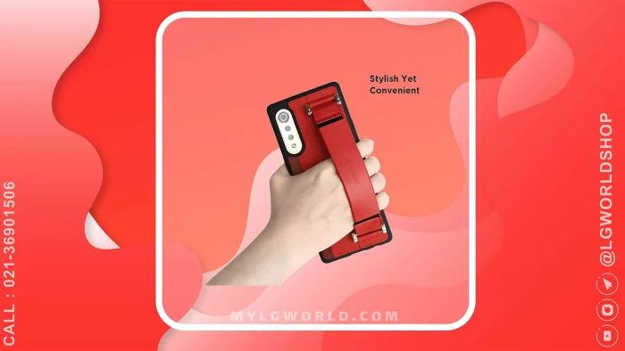 قیمت و خرید قاب چرم اصل Design Skin برای LG VELVET ساخت کره جنوبی - بند دستی از فروشگاه رسمی الجی