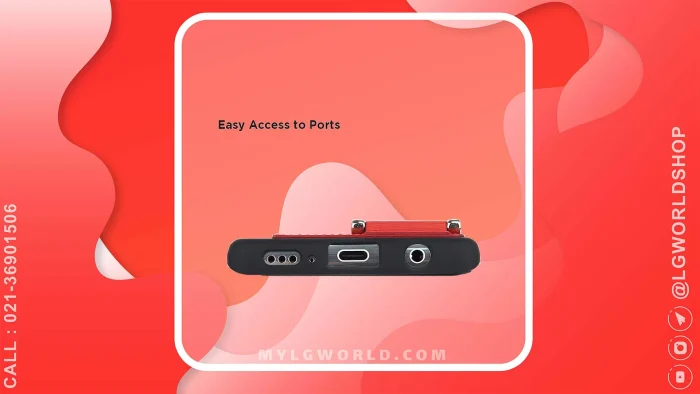 قیمت و خرید قاب چرم اصل Design Skin برای LG VELVET ساخت کره جنوبی - بند دستی از فروشگاه رسمی الجی