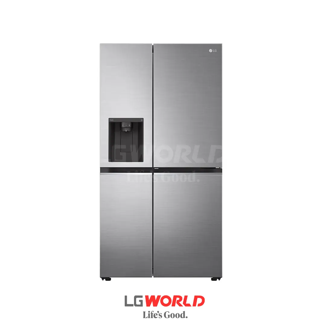 قیمت و خرید یخچال ساید بای ساید 30 فوت ال جی مدل J257 رنگ سیلور