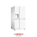 قیمت و خرید یخچال ساید بای ساید 31 فوت ال جی مدل LG J348 رنگ سفید