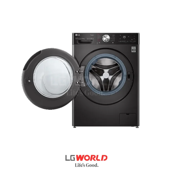 قیمت و خرید ماشین لباسشویی ال جی 12 کیلویی مدل LG V12 با خشک کن 100 درصد رنگ دودی