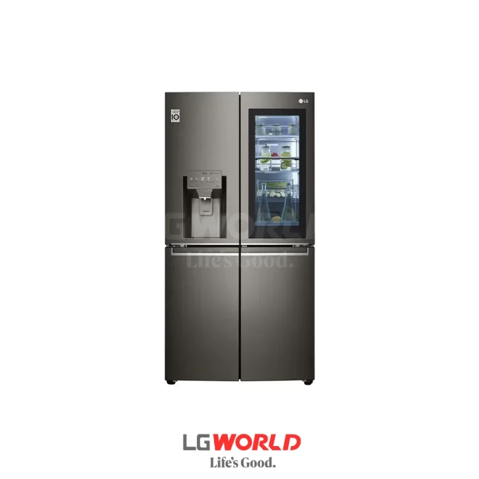 قیمت و خرید یخچال ساید بای ساید 25 فوت ال جی LG X24 رنگ دودی مونتاژ کره