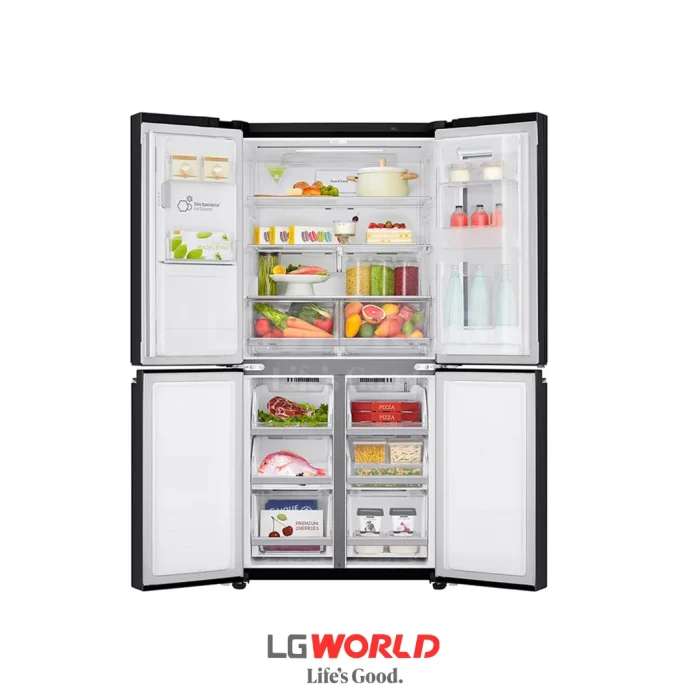 قیمت و خرید یخچال ساید بای ساید 20 فوت ال جی مدل LG X29 رنگ دودی مونتاژ چین