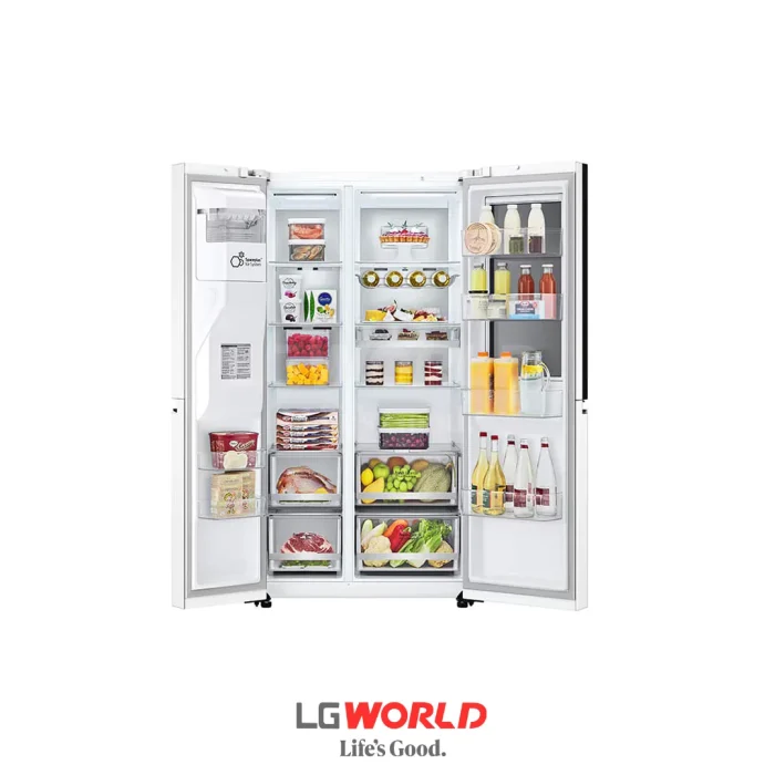 قیمت و خرید یخچال فریزر ال جی 30 فوت 4 درب مدل LG X29 سفید