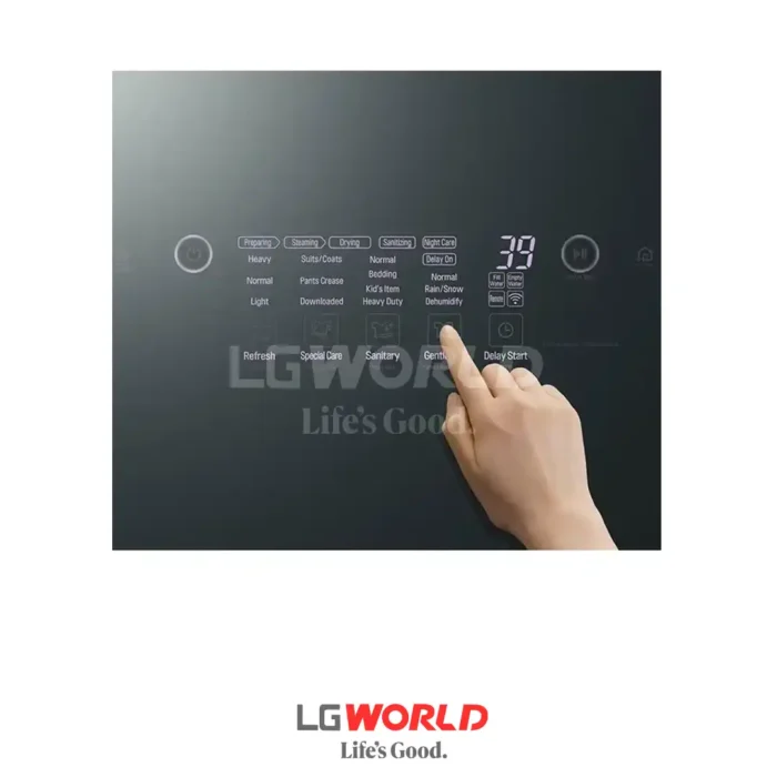 دستگاه مراقبت از لباس استایلر ال جی رنگ دودی (آینه ای) مدل S3MFC