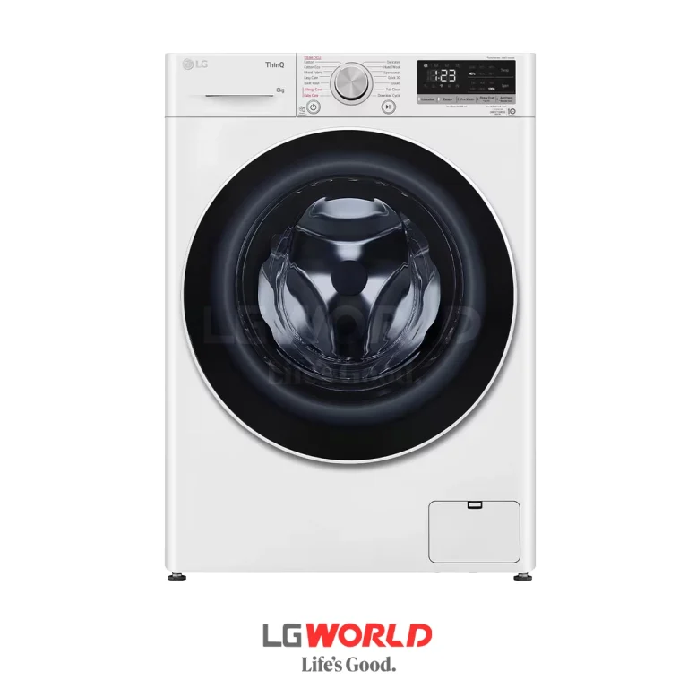 قیمت و خرید ماشین لباسشویی ال جی 10.5 کیلویی مدل LG V5 رنگ سفید با خشک کن 7 کیلویی