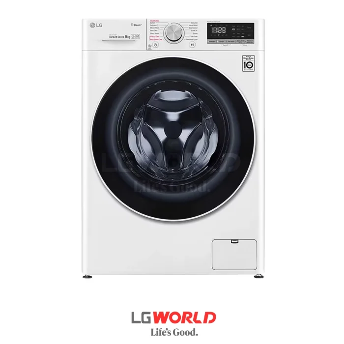 قیمت وخرید ماشین لباسشویی ال جی 10.5 کیلویی مدل LG V5 رنگ سفید بدون خشک کن