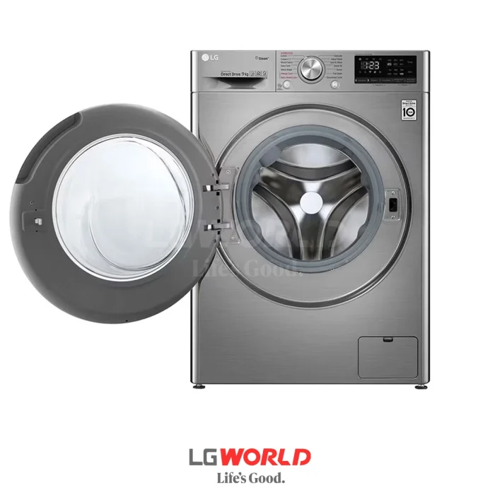 قیمت و خرید ماشین لباسشویی ال جی 10.5 کیلویی مدل LG V5 رنگ سیلور با خشک کن 7 کیلویی