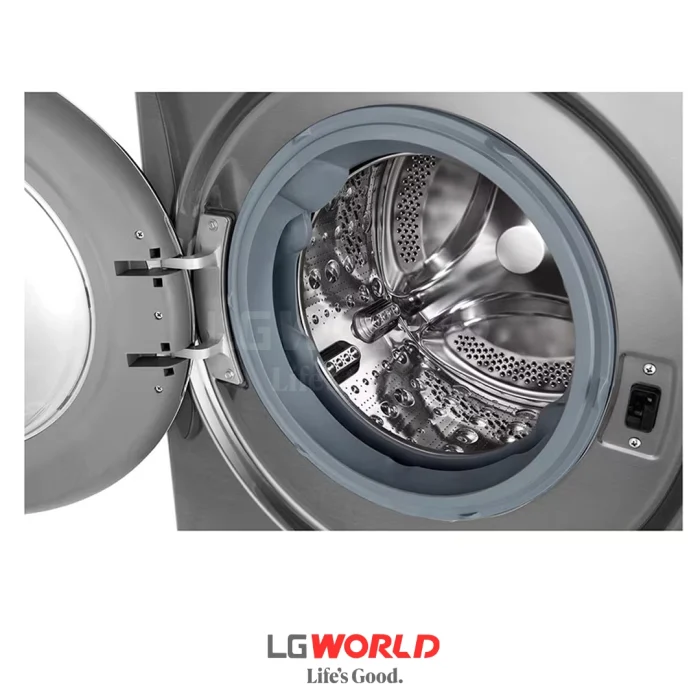 قیمت و خرید ماشین لباسشویی ال جی 10.5 کیلویی مدل LG V5 رنگ سیلور با خشک کن 7 کیلویی