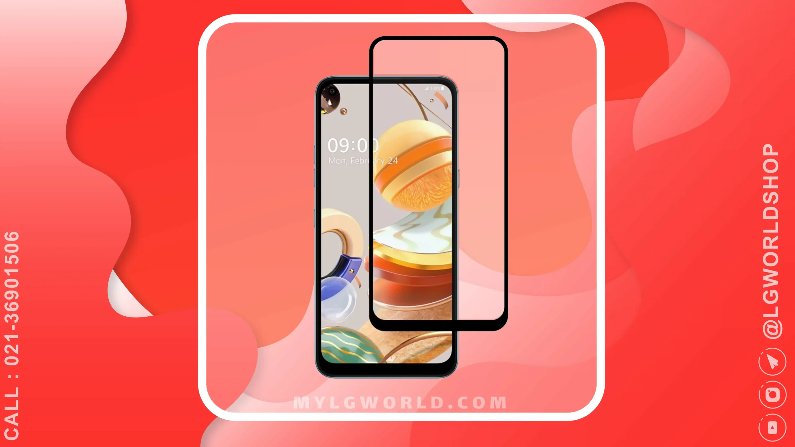 قیمت و خرید گلس سرامیکی فول ال جی K61