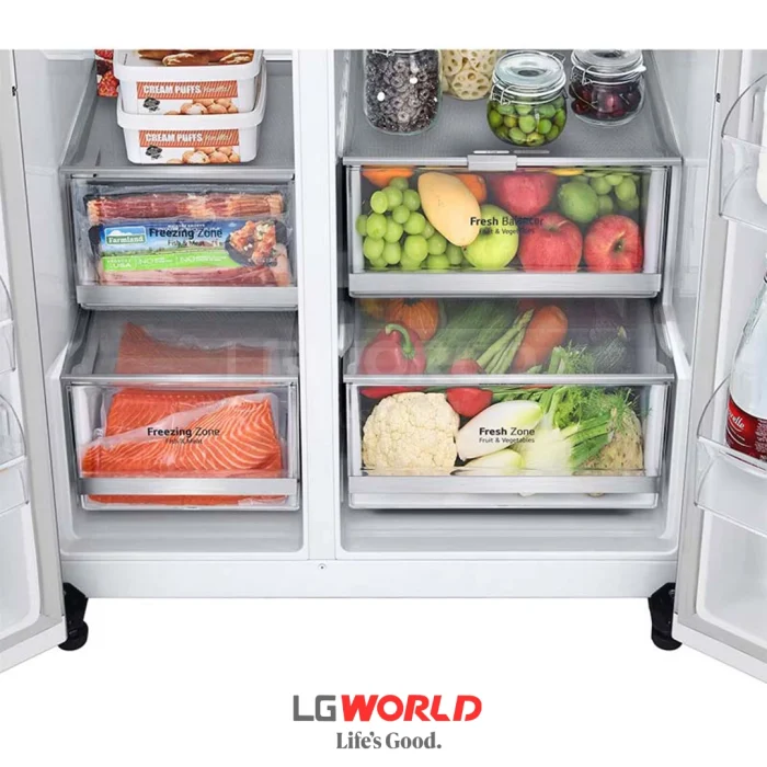 یخچال ساید بای ساید LG X267 سفید