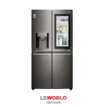 قیمت و خرید یخچال ساید بای ساید 30 فوت ال جی مدل LG X39 رنگ دودی