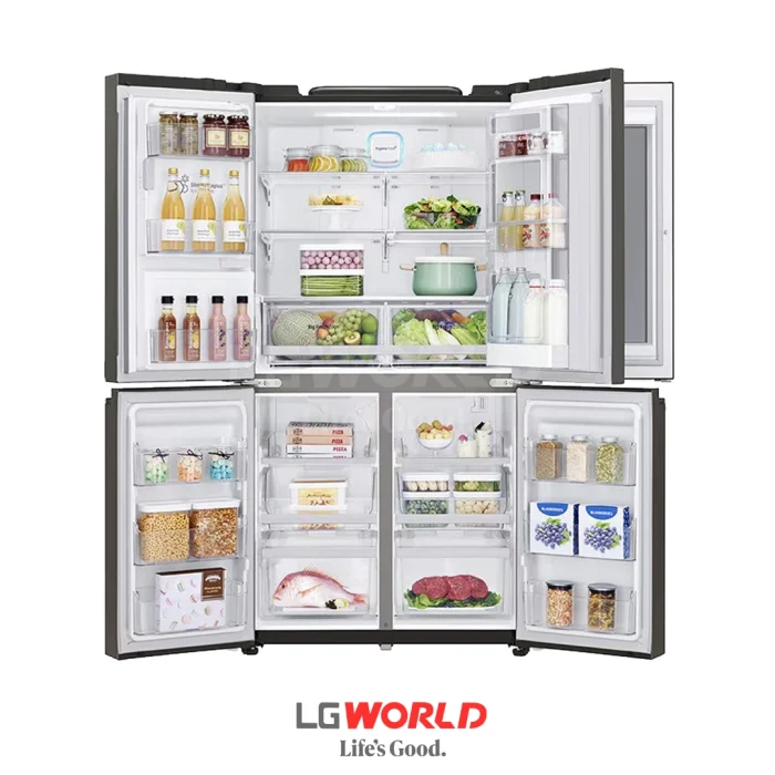 قیمت و خرید یخچال ساید بای ساید 30 فوت ال جی مدل LG X39 رنگ دودی