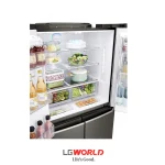 قیمت و خرید یخچال ساید بای ساید 30 فوت ال جی مدل LG X39 رنگ دودی