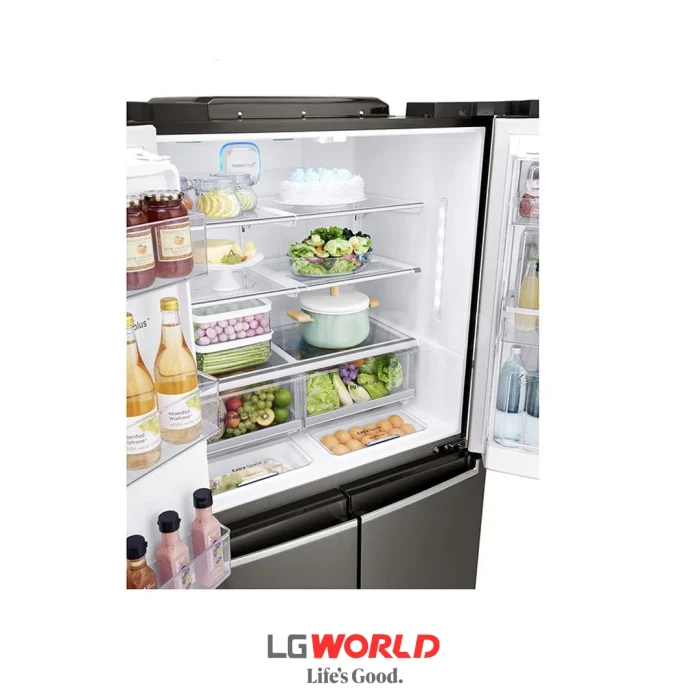 قیمت و خرید یخچال ساید بای ساید 30 فوت ال جی مدل LG X39 رنگ دودی