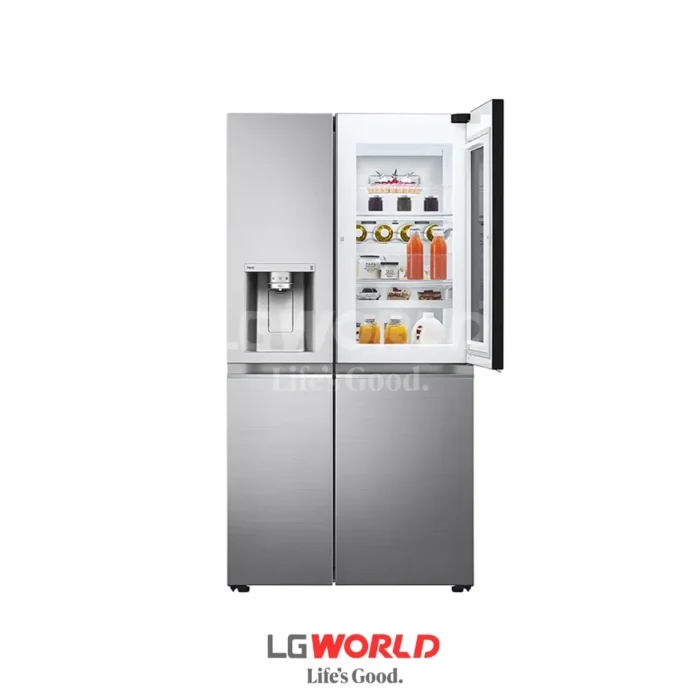 یخچال فریزر ال جی مدل X267 استیل 1